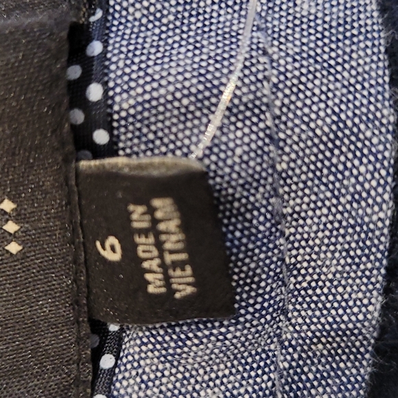 NWT Banana Republic Dark Navy Scalloped Shorts - Picture 5 of 8